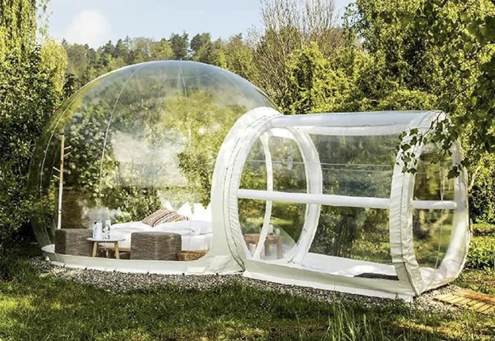 plastic bubble tent